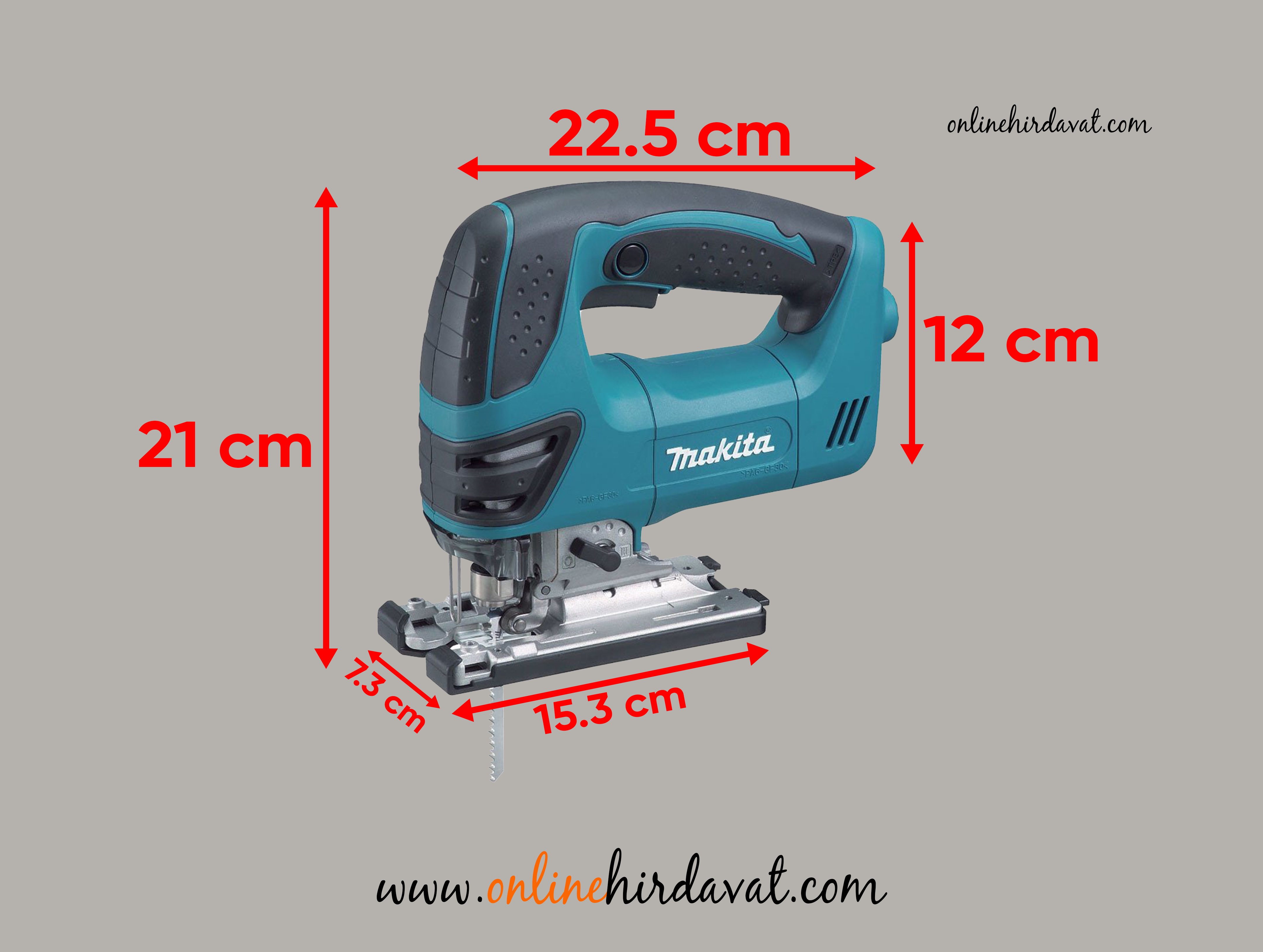 Makita 4327 Devir Ayarlı Dekupaj Testere 450 W